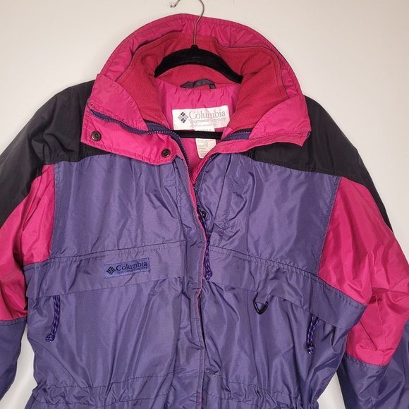 Vtg Columbia 3-in-1 Purple Parka - Picture 2 of 10